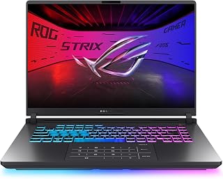 Asus ROG Strix G16 Gaming Laptop, 16”, NVIDIA® GeForce RTX™ 5060, Intel® Core™ Ultra 7 255HX, 32GB, 1TB, Wi-Fi 7, Windows 11 Home, G615LM-AS76-CA