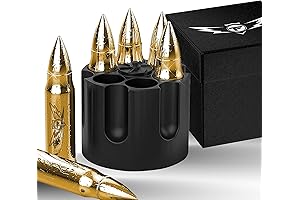 Johnnie Walker Blue Label Whiskey Chilling Stones with Flat Crater Case