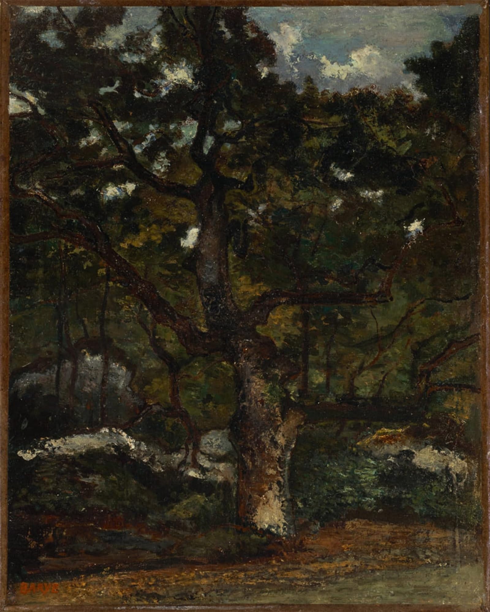 Impression d'art forêt de Fontainebleau Barye pour s'évader