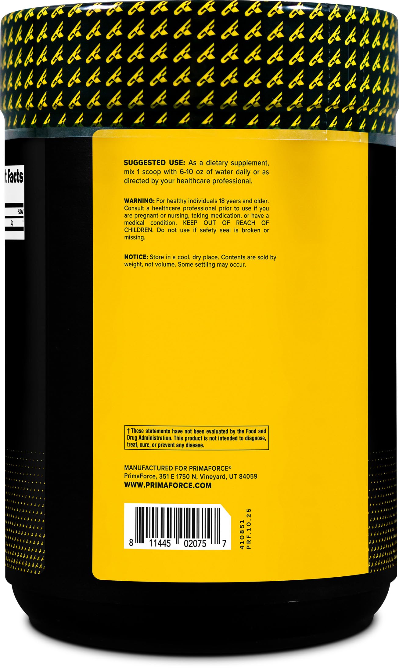 PrimaForce L-Citrulline Malate Powder (Unflavored) 500 Grams, 2:1 Powder — Amazon image 3