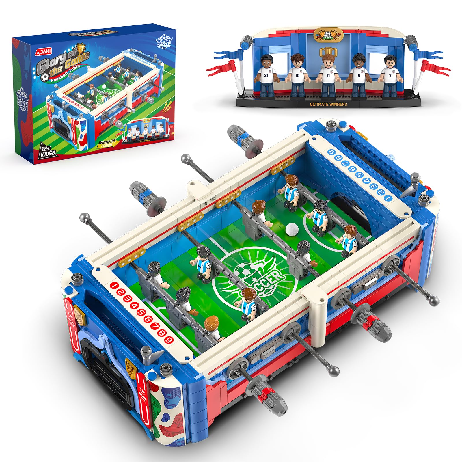 Photo 1 of SHAREHB Soccer Cup Building Blocks Set - 2026 Soccer Match Trophy Football Table Game Construction Toy Building Set for Kid Adult, Ideal Gift Home Office Decor for Boys & Girls Fans