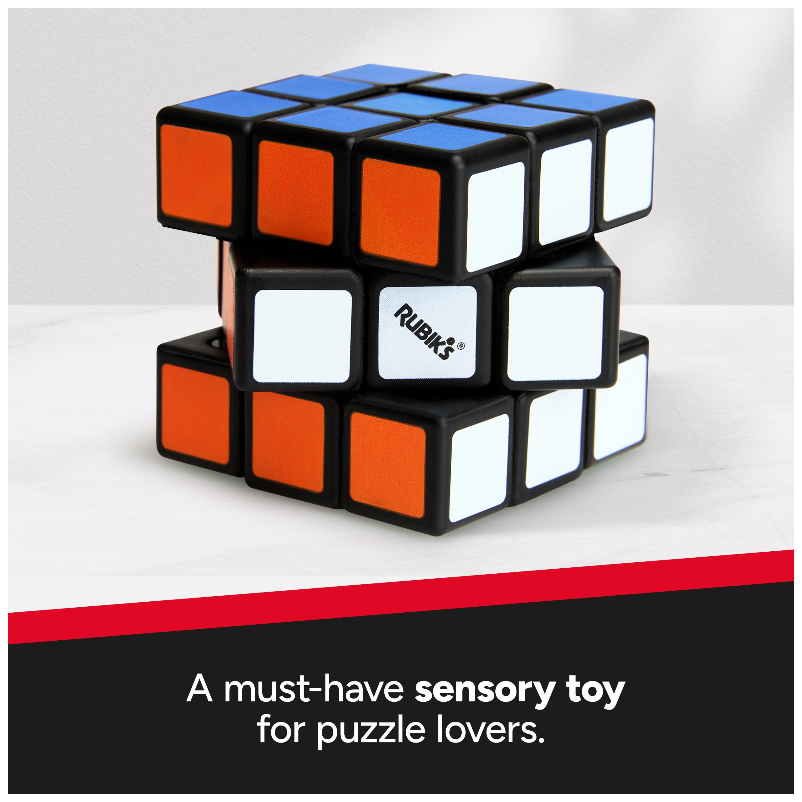 Rubik's Cube - Rubiks Squish Cube 3x3 - Puzzle dla dorosłych i dziecko - Zabawka sensoryczna - Gra dla dorosłych i dzieci 8