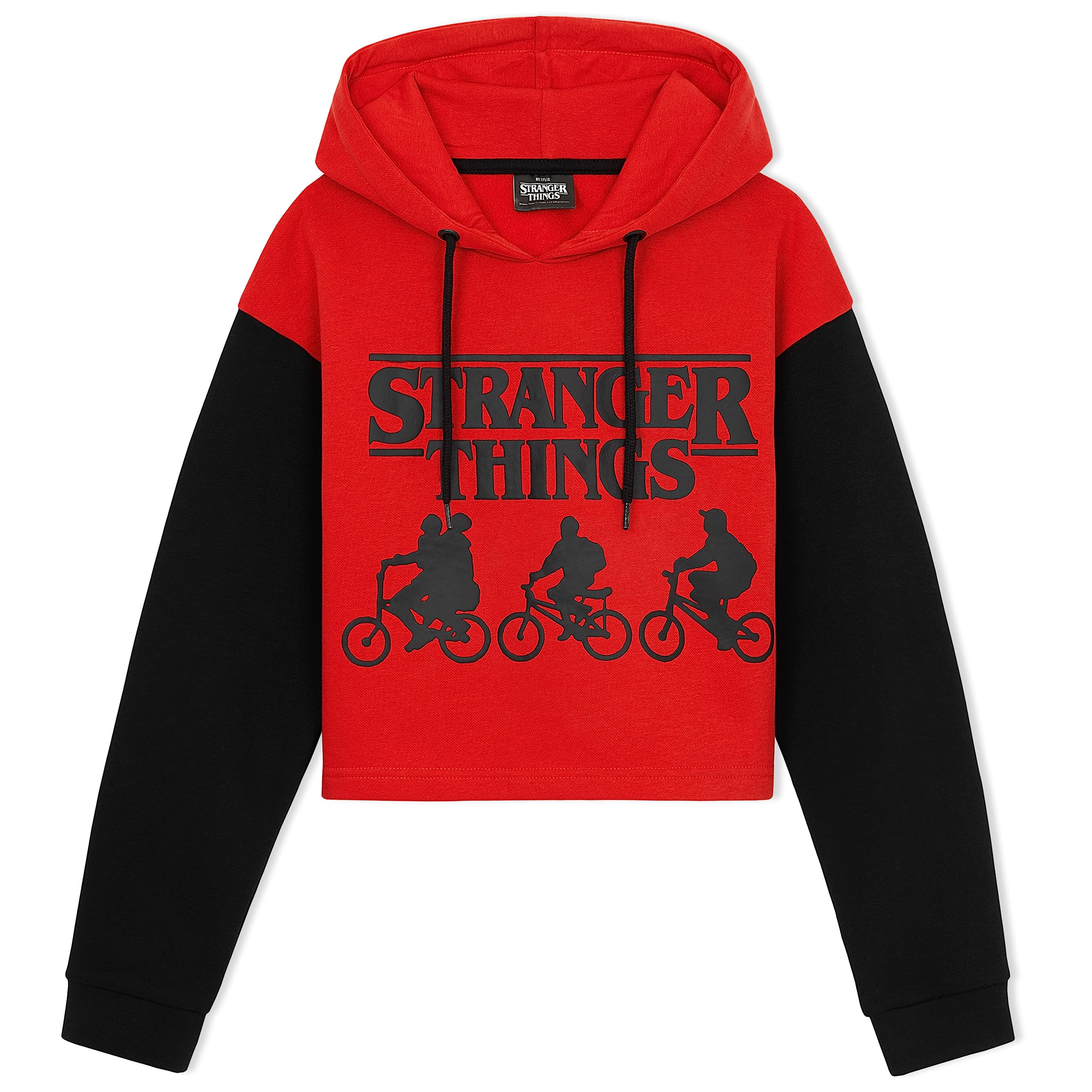 Coperta Indossabile Felpa Coperta Stranger Things Per Bambini - Oversize In Pile, Cappuccio Con Stampa, Pigiameria Netflix Felpa Stranger Things Ragazza