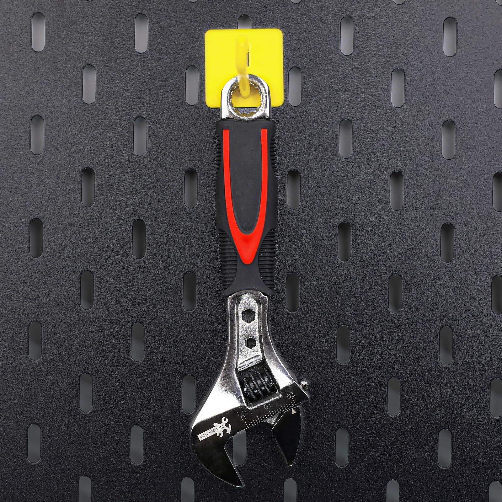 Navegando Rollgabelschlüssel 150 mm, 6 Zoll Engländer aus Kohlenstoffstahl, Geschmiedeter Schraubenschlüssel verstellbar mit Schwarz-Nickel-Beschichtung, Ergonomischer Softgriff, Kompakt & Portabel
