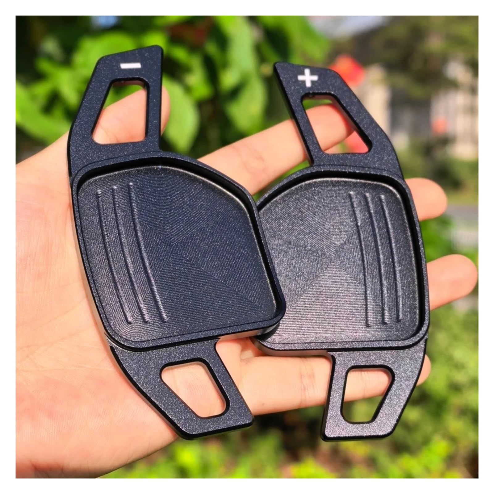 PLMNHSS Car Steering Wheel Shift Paddle Blade for A3 for S3 for 8V for 8P for A6 for S6 for C6 for C7 Car Steering Wheel Paddles Extension Styling