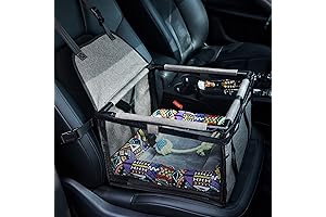 Genorth Dog Car Seat for Small and Medium Dogs