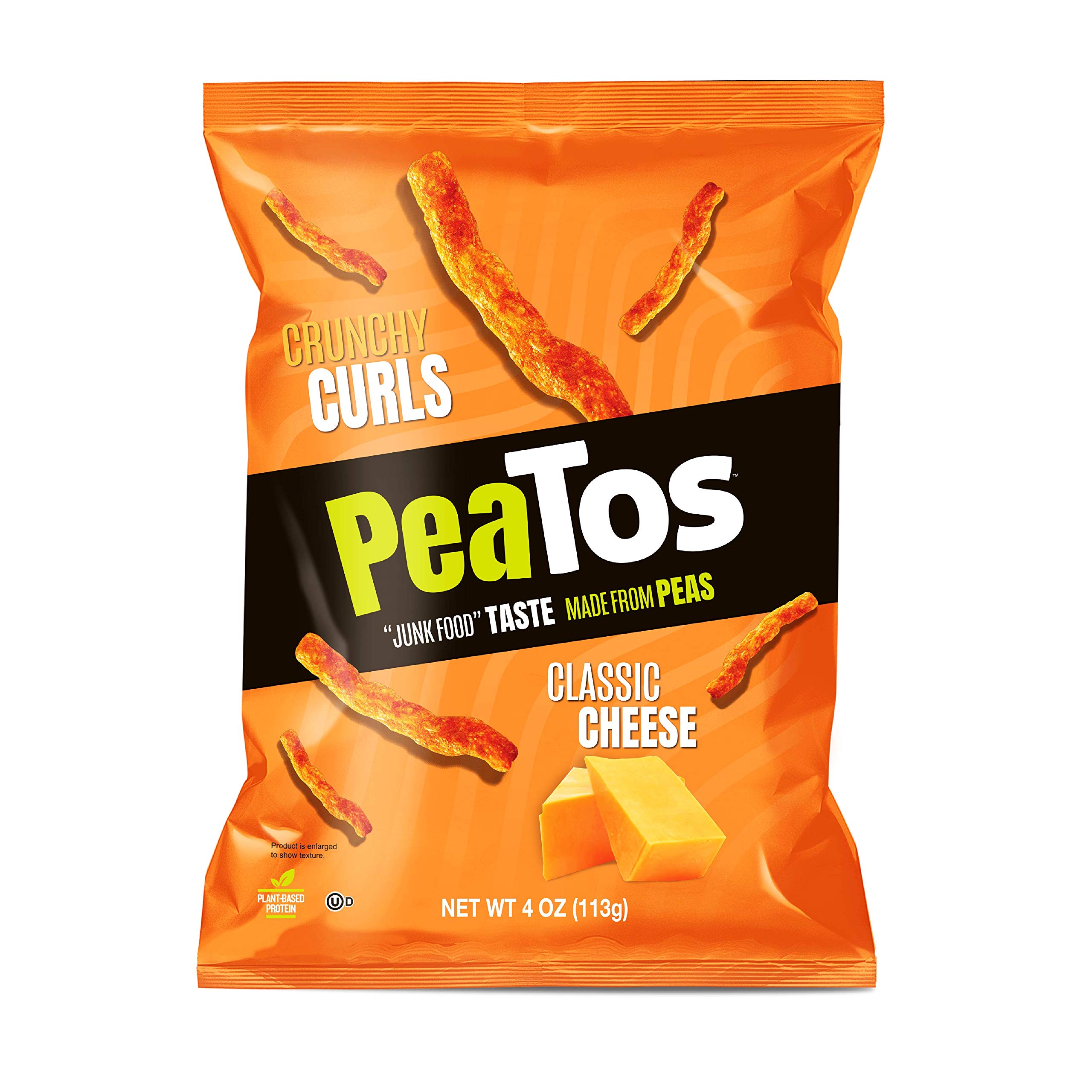 Buy PeaTos Crunchy Curls, Snack Packs (4g Protein, 3g Fiber) [Classic