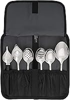 Vista 7 de Mercer Culinary Juego de rollos de herramientas para armado de platos, color negro