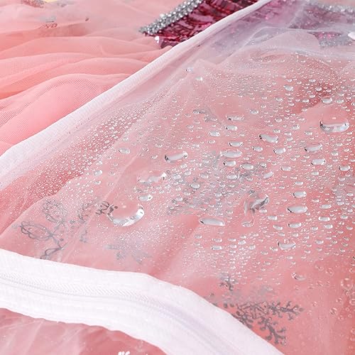 Miniatura 5 de Univivi - Juego de 3 bolsas para prendas de 60 pulgadas portatrajes para almacenamiento y viajes, con protector antipolillas, ligero y resistente,