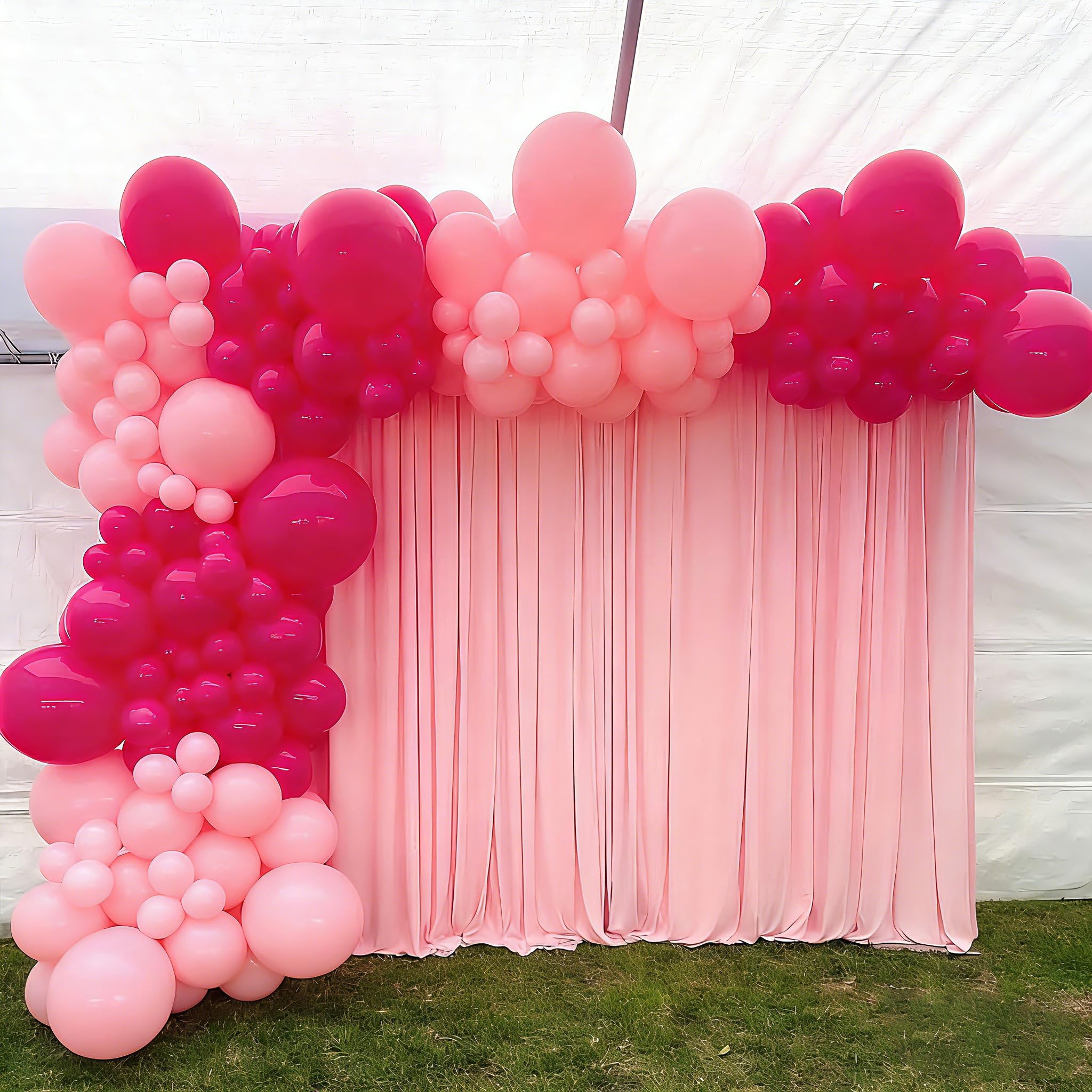 Pinke Luftballons, 60 Stück, 30,5 cm, Hot Pink, Metallic, Partyballons für Mädchen, Frauen, Babyparty, Prinzessin, Valentinstag, Hochzeit, Geburtstag, Party-Dekoration