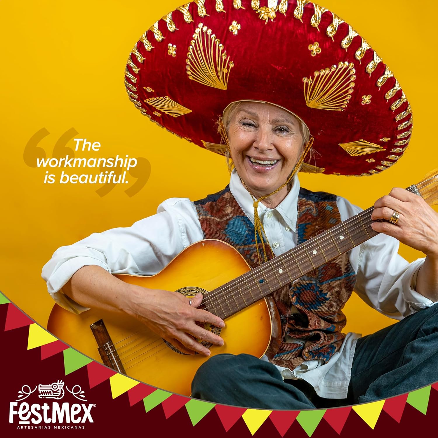 Mexican Sombrero Hats Charro – Sombrero Mexicano & Mariachi Hat, Traditional Mexican Hat for Adults, Mariachi Costume - Image 6