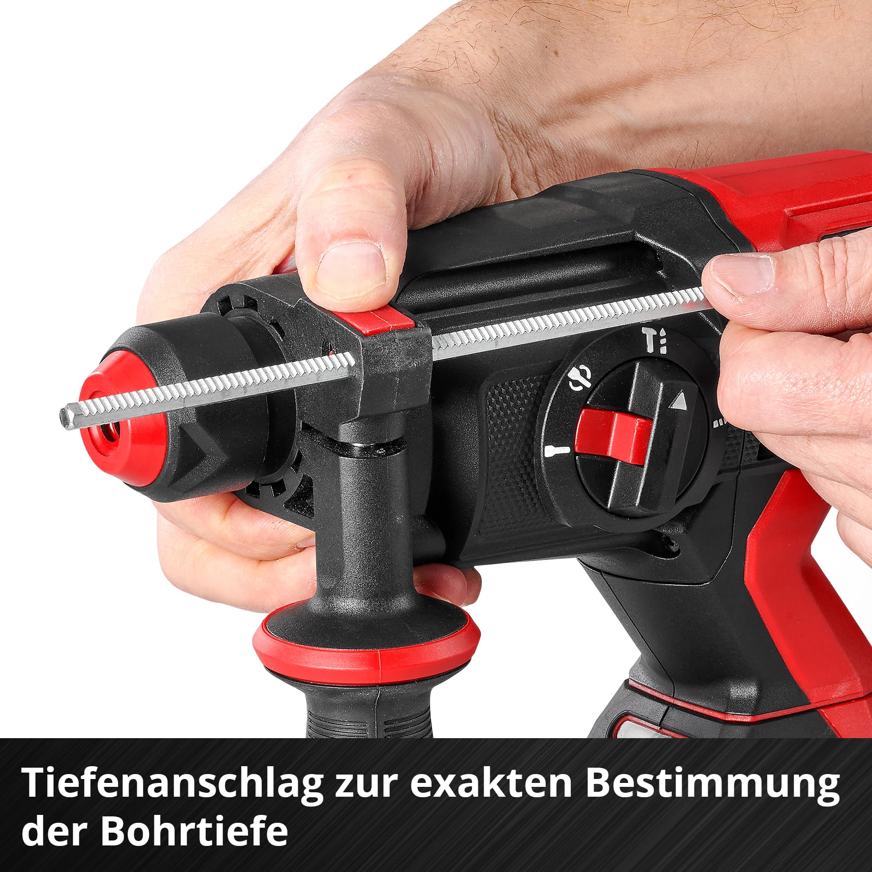 Einhell Professional Akku-Bohrhammer TP-HD 18/22 D Li BL-Solo Power X-Change (18 V, Brushless, 2,3 J, SDS-plus, 22 mm Bohrleistung in Beton, D-Handgriff, Koffer, ohne Akku)