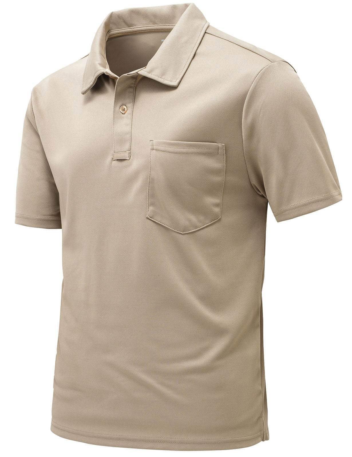 Rdruko Poloshirt Herren Kurzarm mit Brusttasche Polohemd T-Shirts Sommer Golf Polo Shirt Slim Fit für Männer