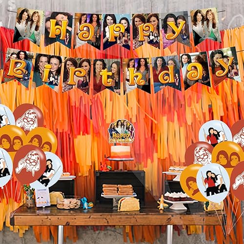 Miniatura 7 de Decoraciones de fiesta de cumpleaños, suministros de fiesta temática para niños y adultos con pancarta de feliz cumpleaños, decoración de cupcakes,