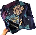 Écharpe carrée large 35" Fashion Echarpes Soie Feeling Coiffure Echarpe Hairscarf BA16