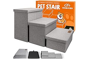 3-Steps Dog Stairs for High Beds