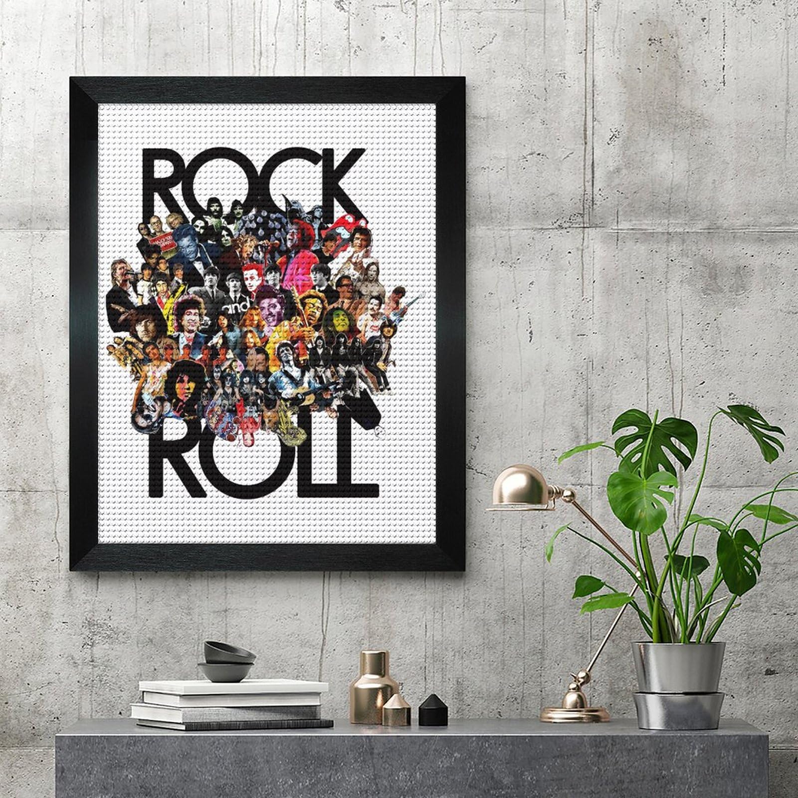 Amazon | ロックンロール スター ダイヤモンドアート 5D ビーズアート