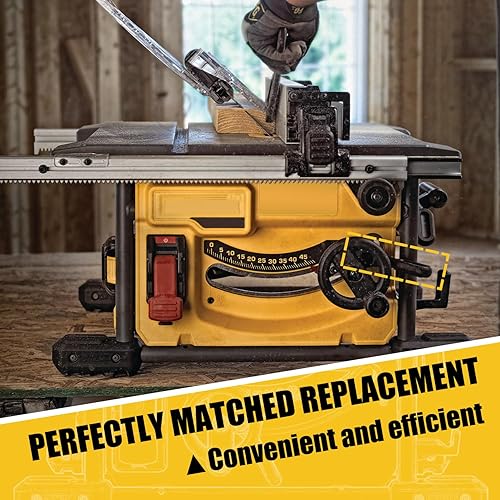 Miniatura 4 de HASMX 5140117-78 - Mango biselado de sierra de mesa de repuesto para Dewalt DW745, DWE7480, números de pieza 5140117-78, 5140032-55, 514011778,