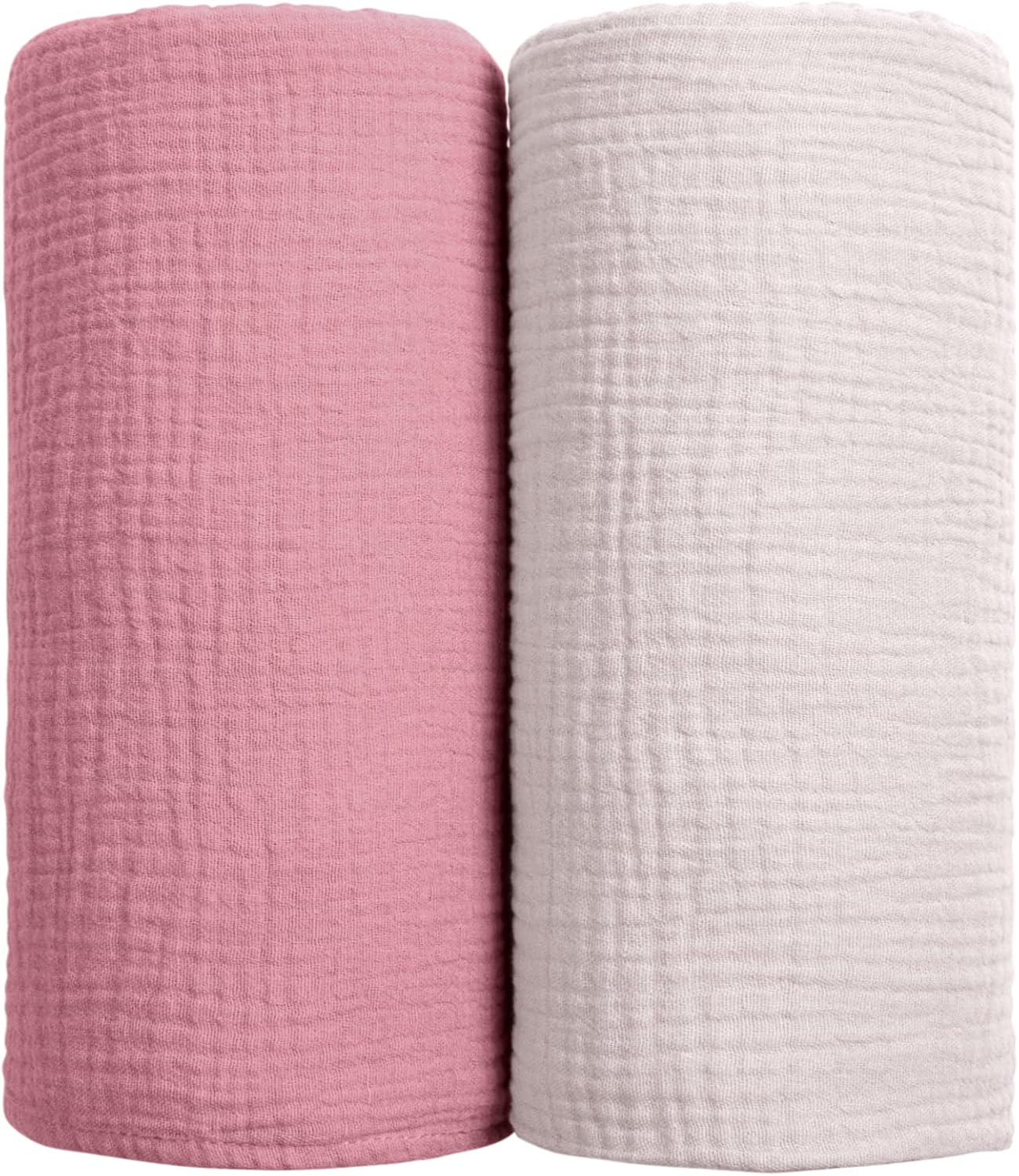 lulumoon Muslin Swaddle Blanket Baby Cotton Swaddling