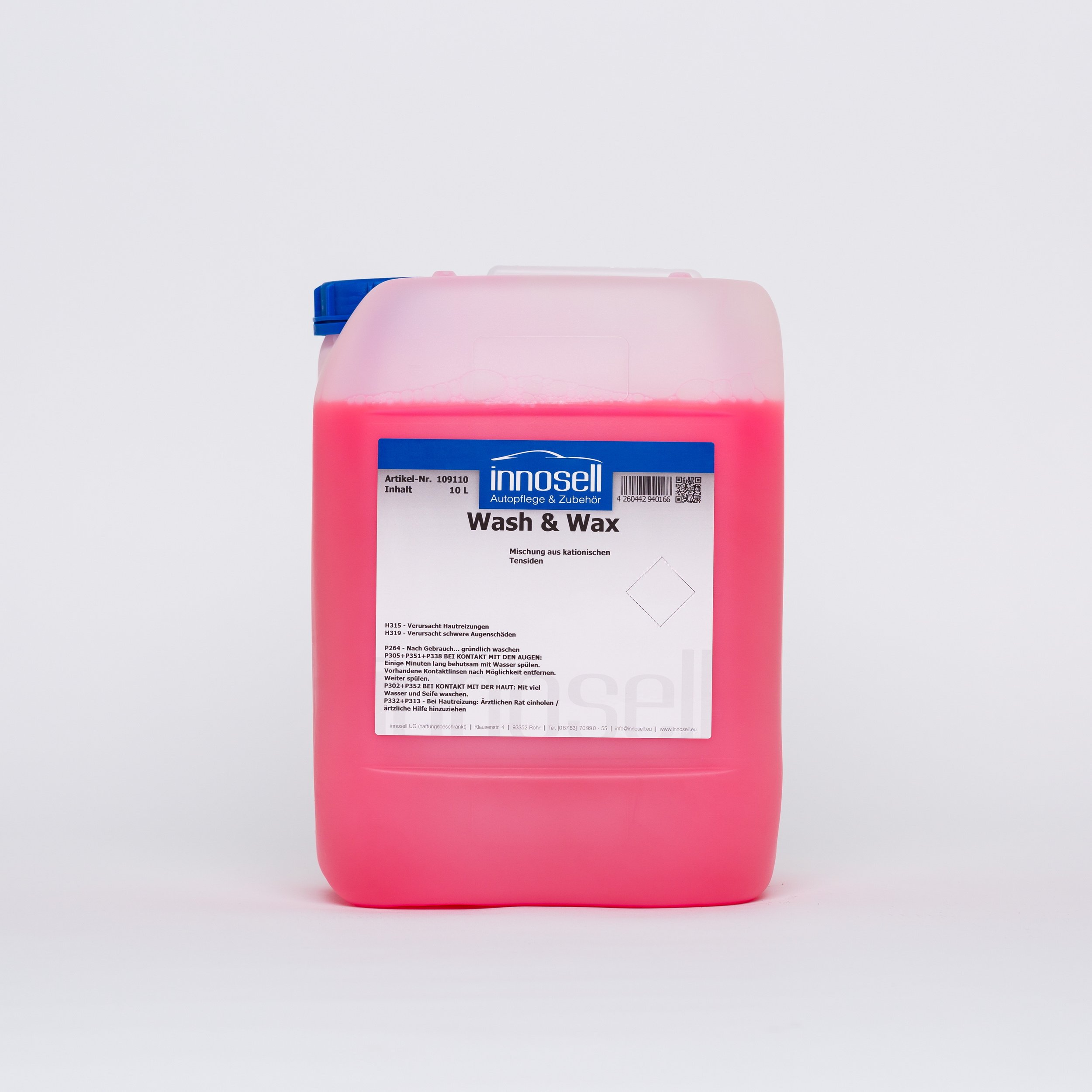 Wash & Wax Shampoo & Versiegelung Glanzshampoo mit Wachs f. PKW LKW Bus Traktor Motorrad 10 L