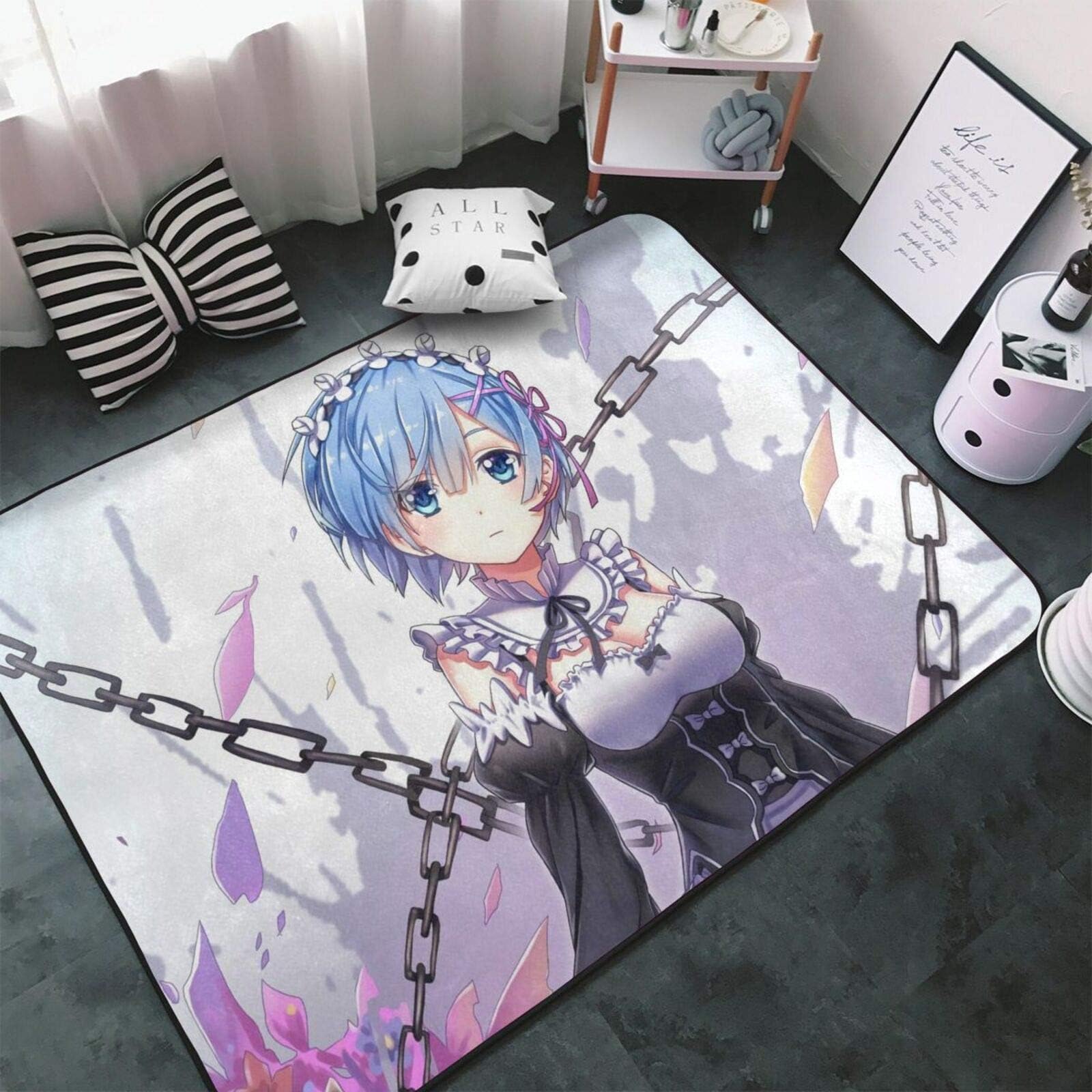 Re Zero Carpet Rem Bedroom Carpet 60 x 39 in