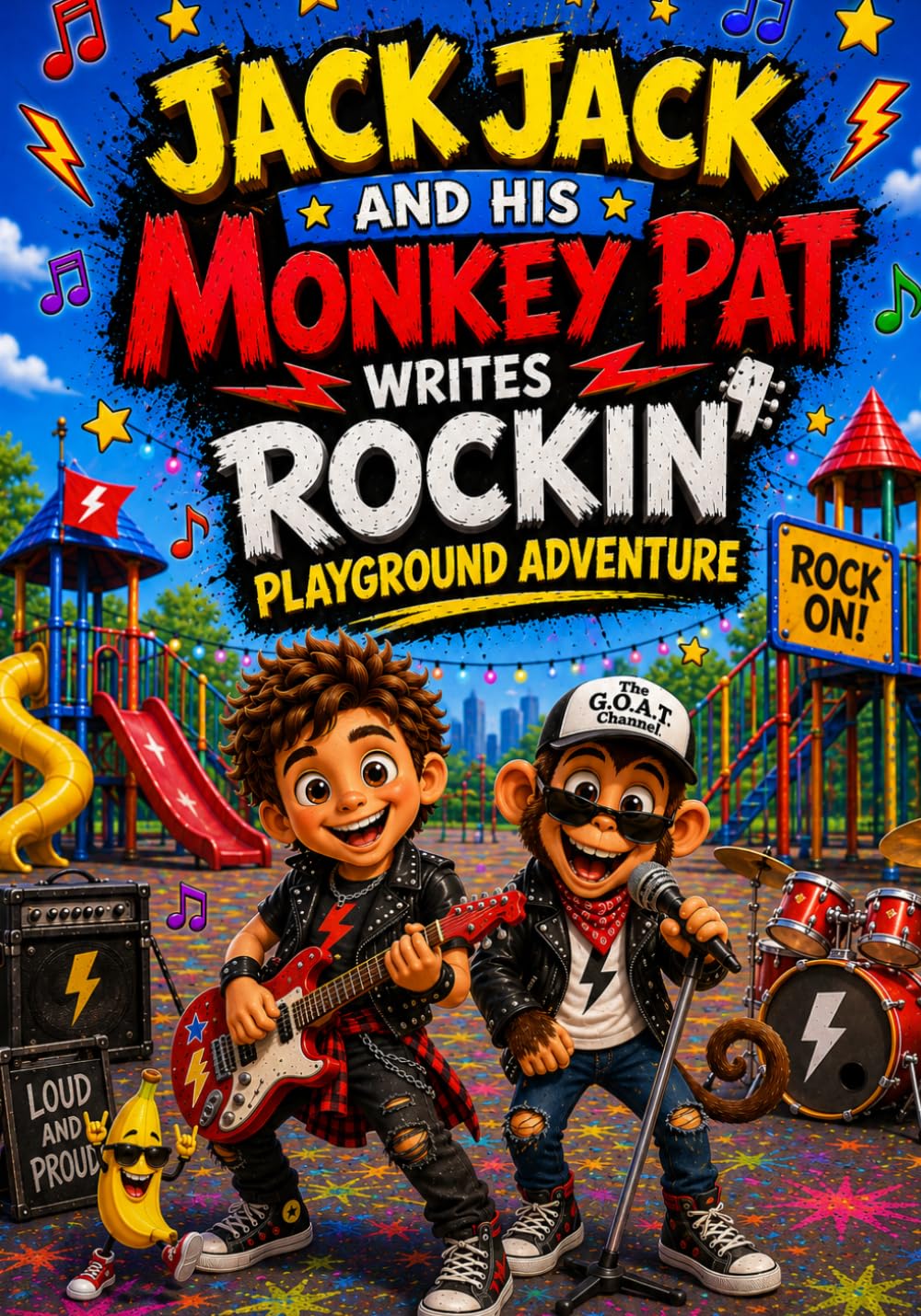 Jack Jack and His Monkey Pat: Writes Rockin' Playground Adventure