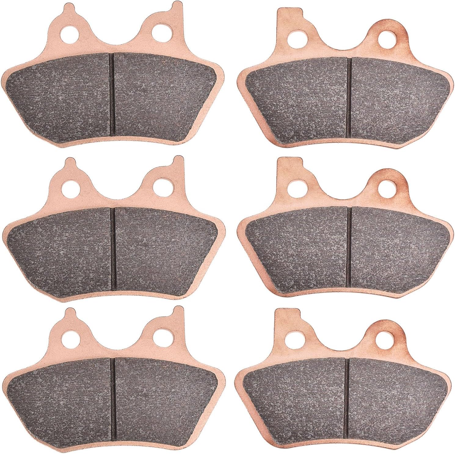 Front and Rear Sintered Brake Pads replacement for Harley Davidson Touring Flhtcu-i Electra Glide Ultra Classic 2000 2001 2002 2003 2004 2005 2006 2007