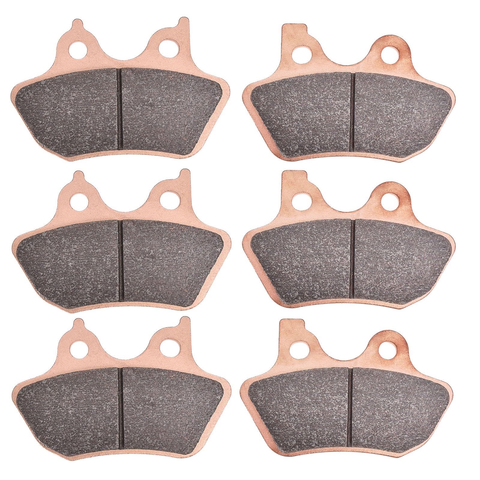 Foreverun Motor Front and Rear Sintered Brake Pads replacement for Harley Davidson Touring Flhtcu-i Electra Glide Ultra Classic 2000 2001 2002 2003