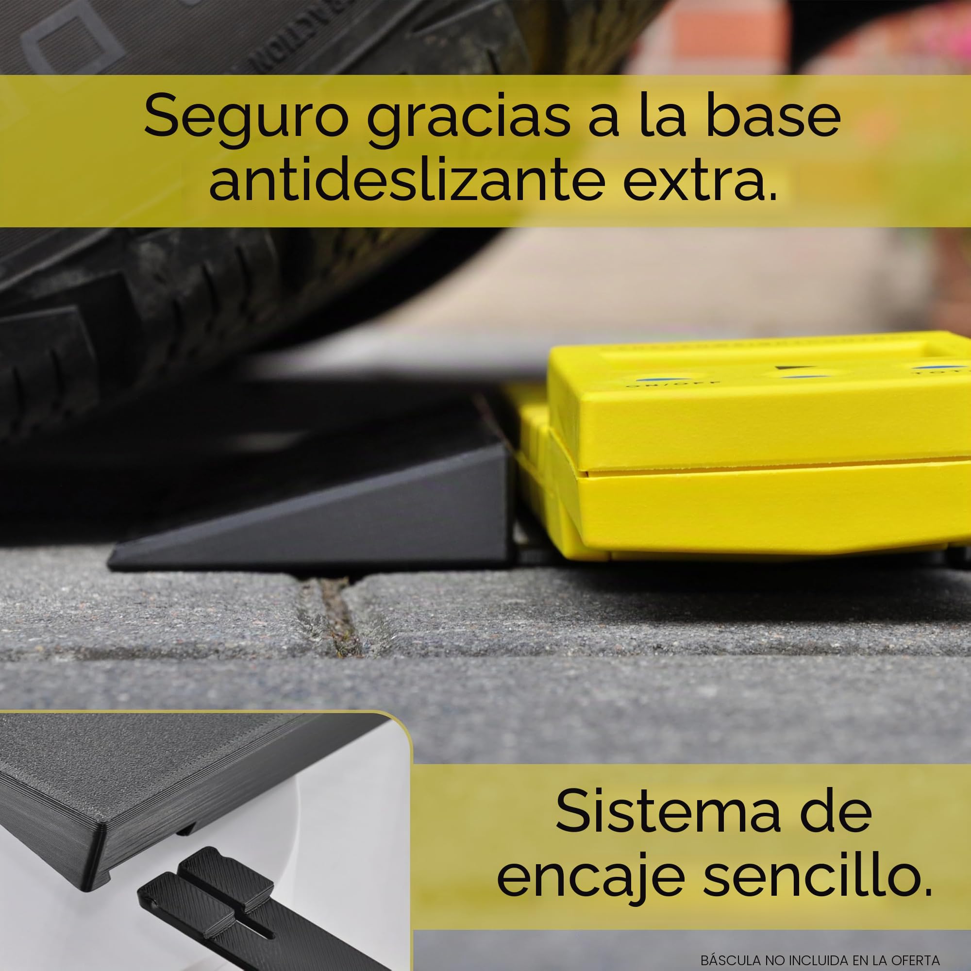 Rampa de acceso adecuada para Reich Caravan Control Weight Control Balanza Caravana remolque Autocaravana Easy Driver CWC