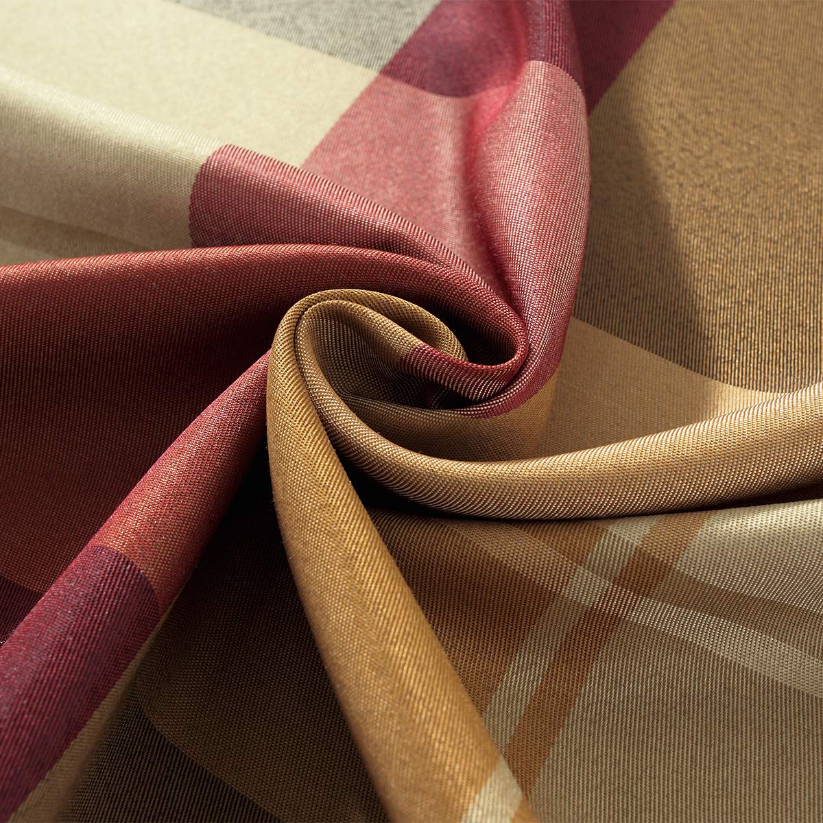 SASTYBALE Square Tablecloth Checkered Style Polyester Table Cloth Spillproof Dust-Proof Wrinkle Resistant Heavy Weight Table Cover for Kitchen Dinning Tabletop (Square - Image 4