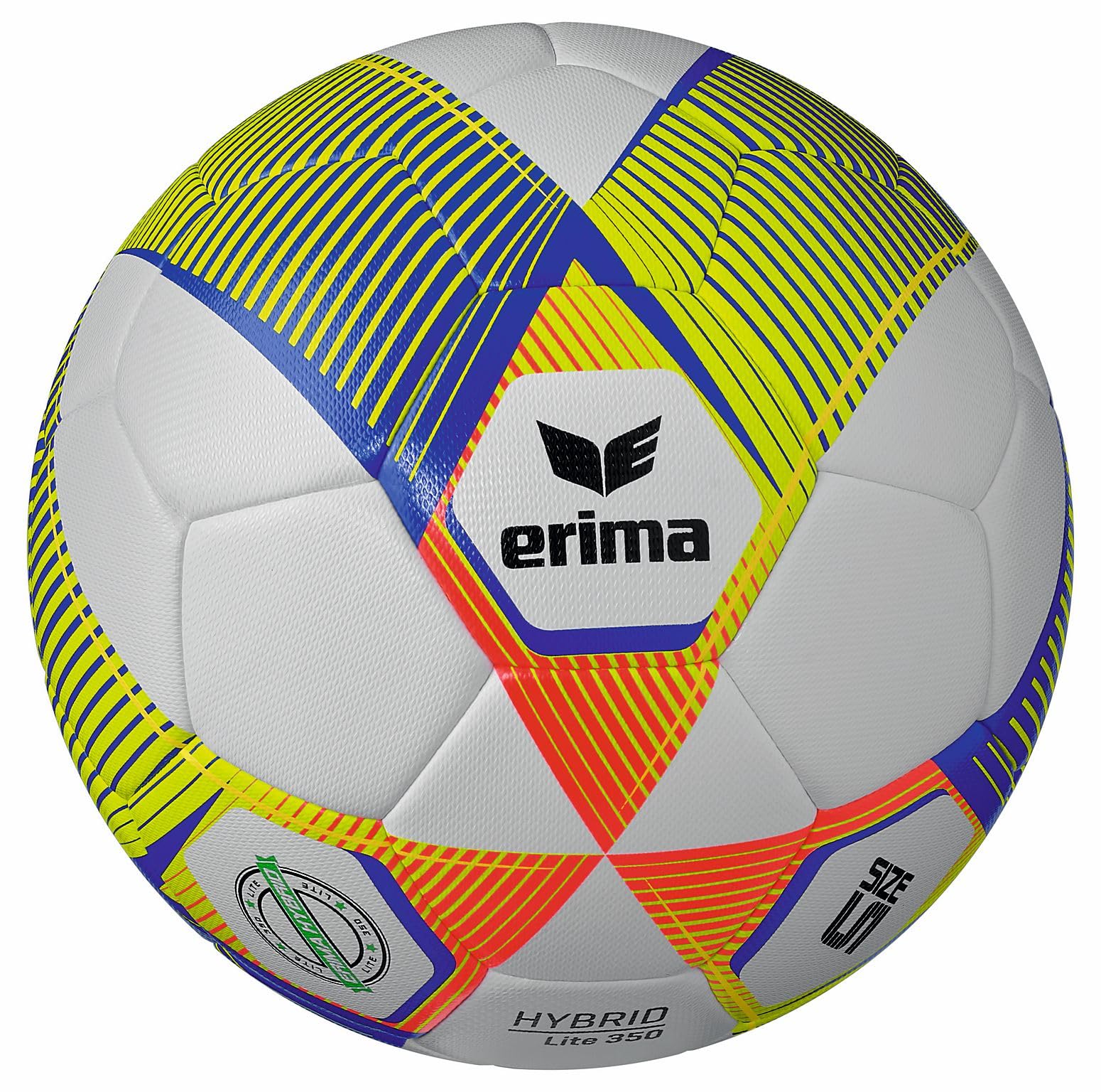 Erima unisex-dorosły Hybrid Lite 350 piłka nożna (7192405), new royal/fiery-coral, 5