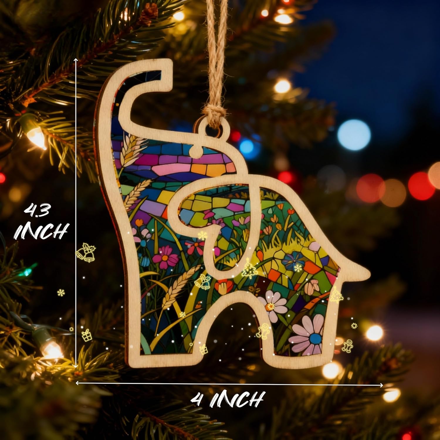 Friendship Elephant Ornament, Sisterhood Elephant Gifts for Women with Story Card, Friendship Gifts for Best Friend, Birthday Gifts for Friends. Easter Basket Essential, Easter Basket Stuffers. - Image 4