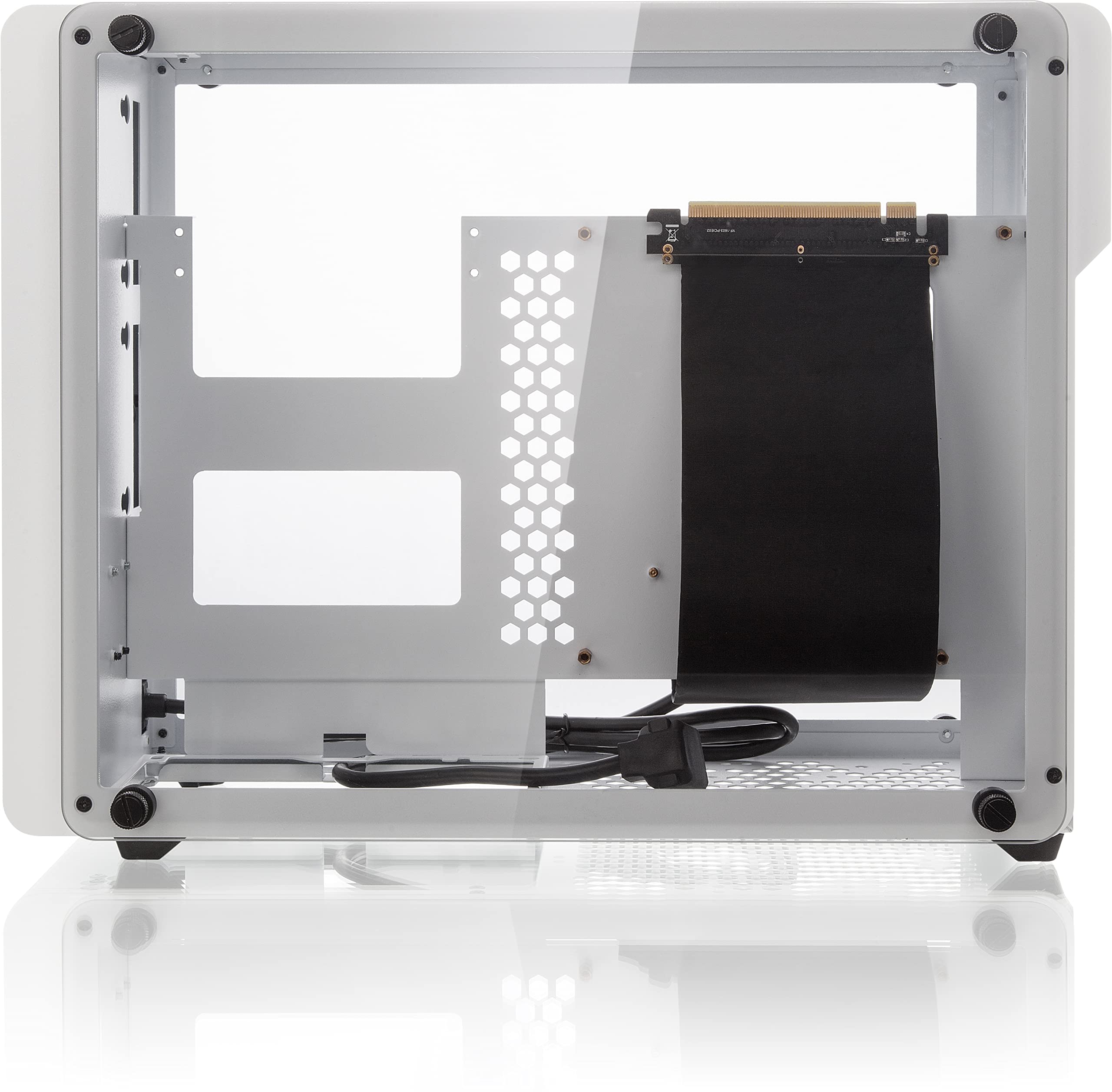 Raijintek Case Mini ITX Ophion Evo con Pannelli in Vetro (Bianco)