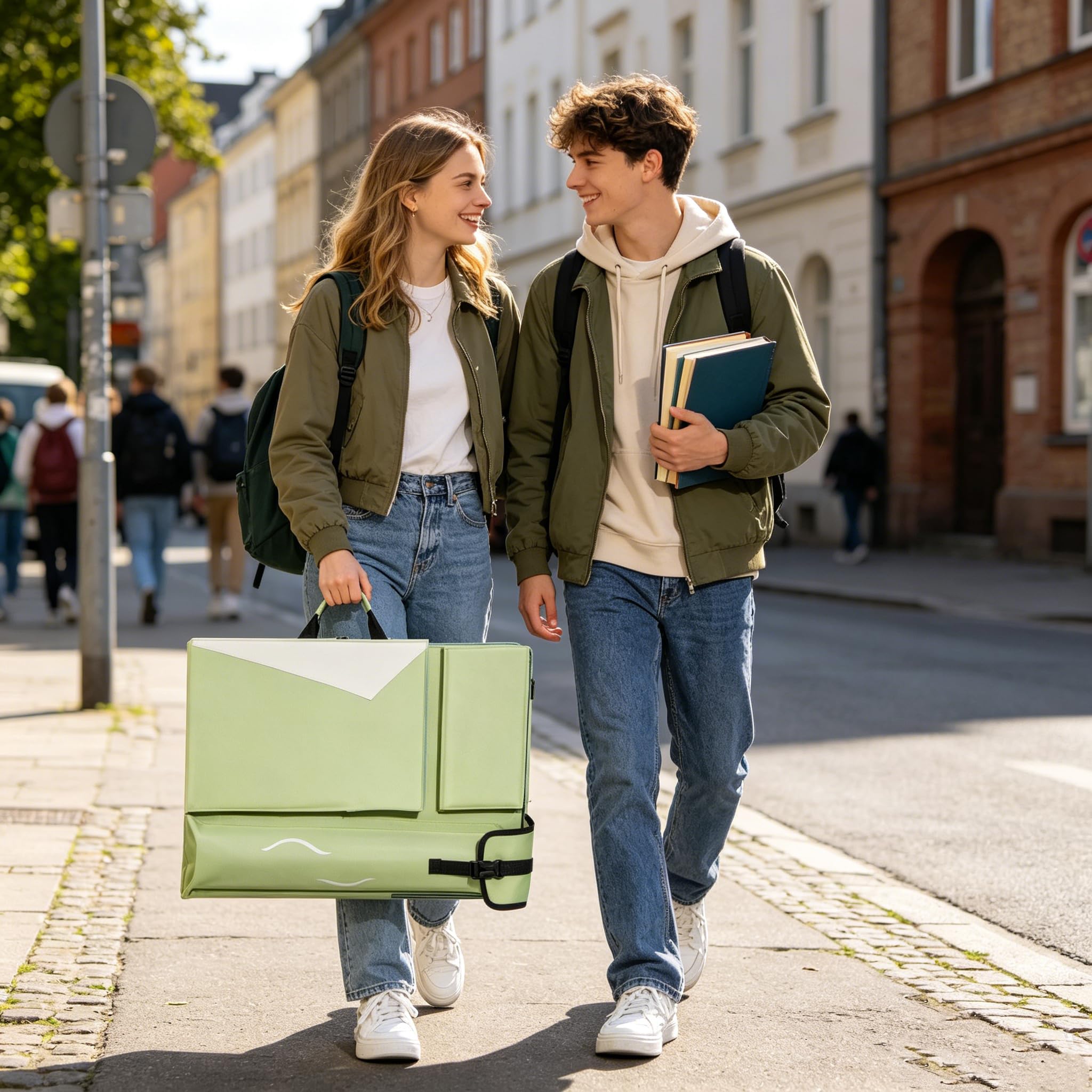 A2 Transporttasche Zeichnungtasche für Zeichenplatte Zeichenbrett 4K Wasserdicht Kunstmappe Kinder Erwachsener Multifunktional Zeichentasche für Skizze Malen Künstler Anfänger
