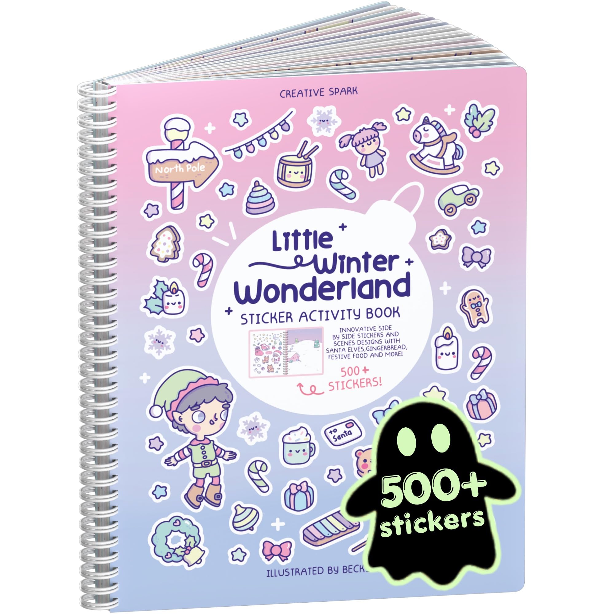 Cupkin Winter Wonderland Coloring &amp; Sticker Activity Book | 500+ Stickers