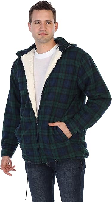 gioberti hooded flannel