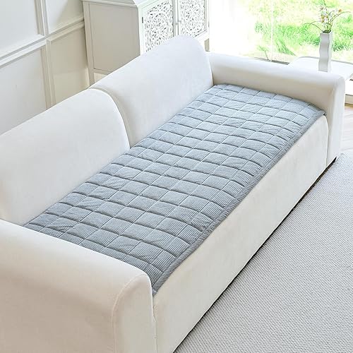 Funda de sofá para mascota (1 unidad, gris claro, 27.6 x 59.1 pulgadas)