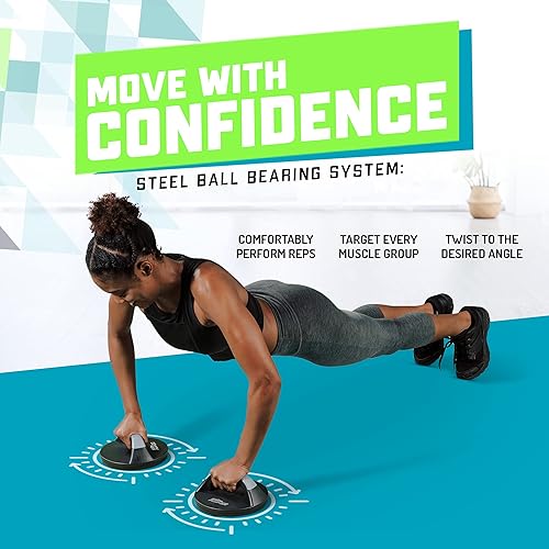 Miniatura 5 de Elite Sportz Push Up Bars - You Will Feel Less Wrist Pain Than When Doing Normal Pushups. Very Sturdy and Wont Slide Around