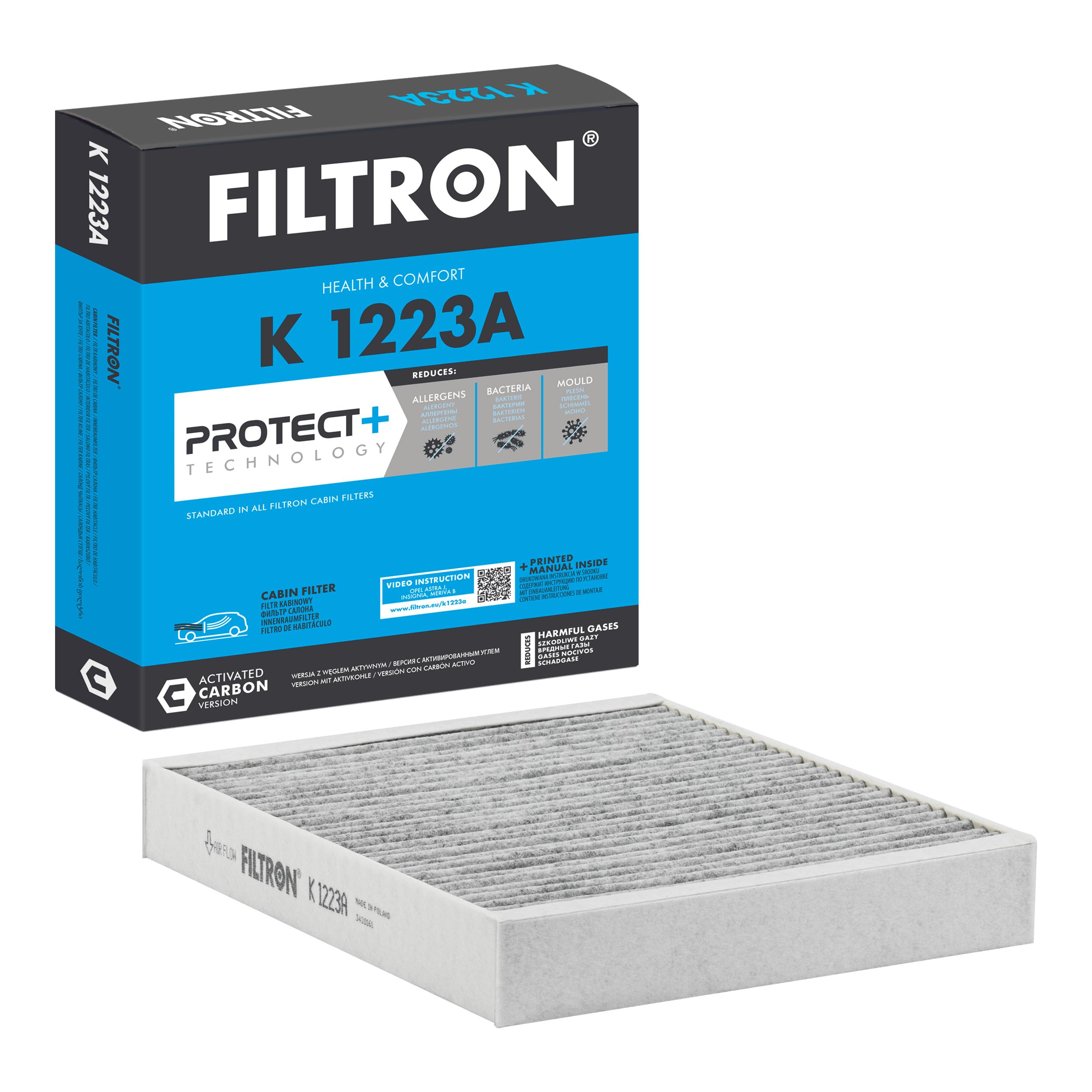 Fits FILTRON K 1223A CABIN FILTER CHEVROLET EUROPE (GM) CRUZE, OPEL A ⭐UK Stock⭐