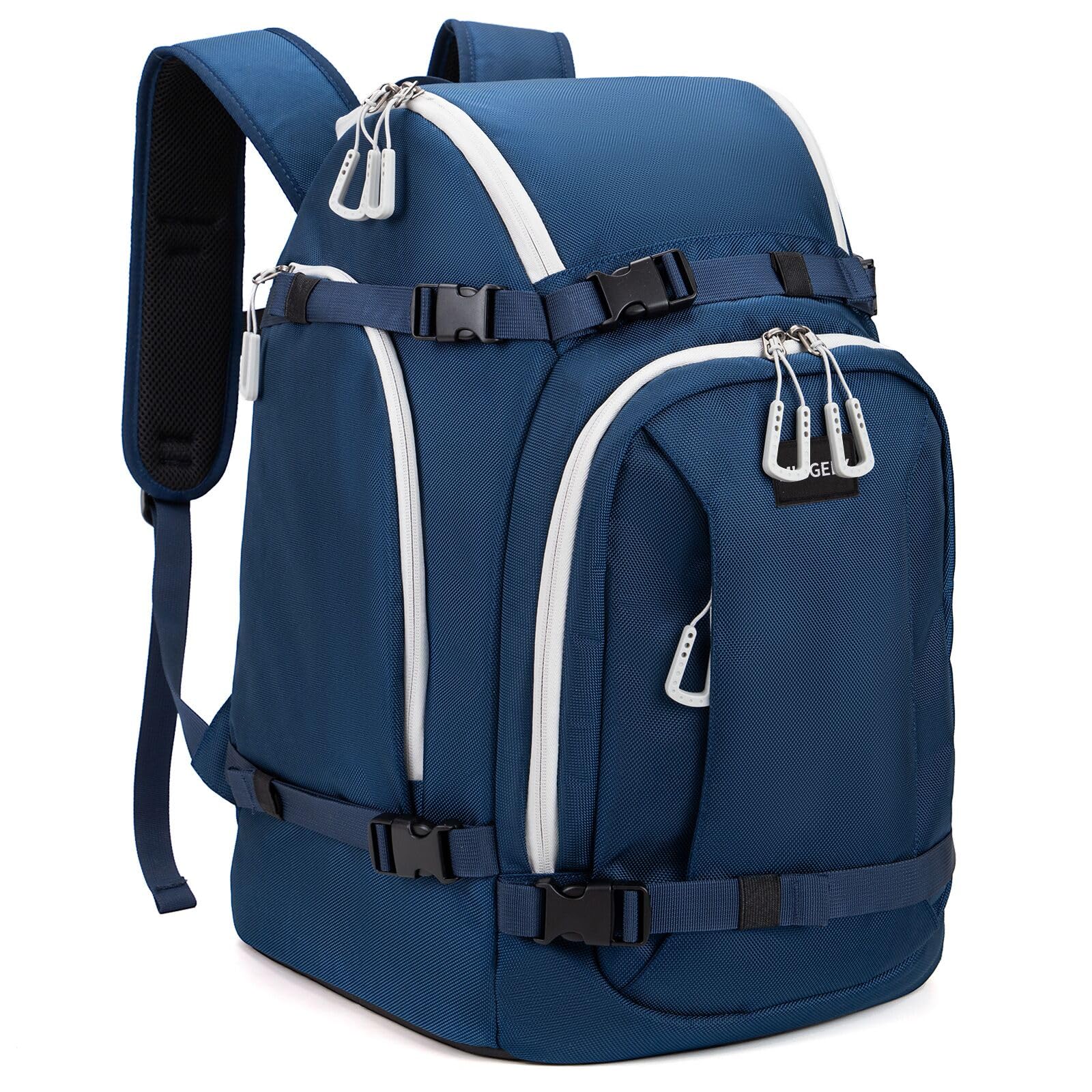 Ski Boot Bag, 50L Ski Boot Travel Backpack for Skis, Snowboard & Accessories, Waterproof Padded Ski Boot Bag Backpack