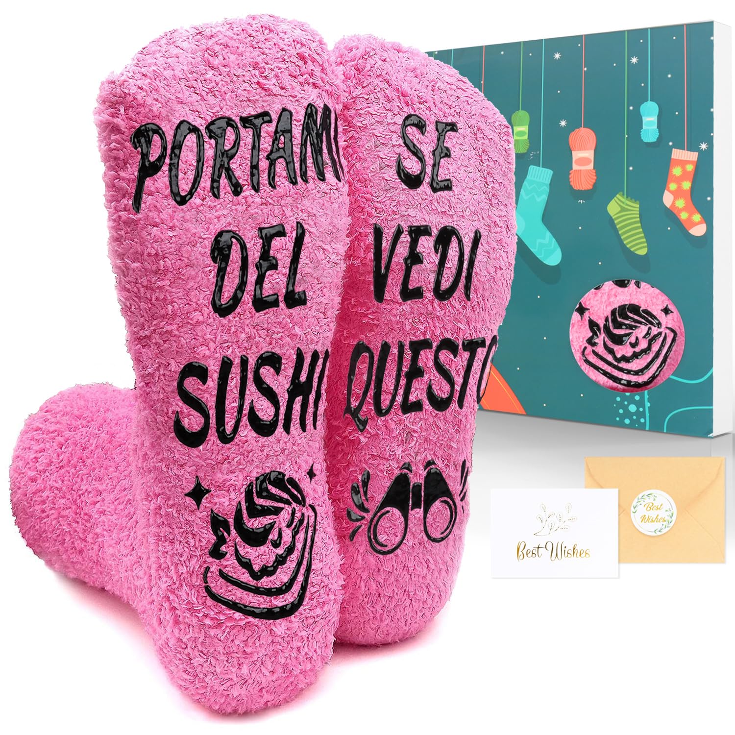 iZoeL Calzini Uomo Donna Calzini Divertenti/Fantasia/Natalizi/Termici/Invernali Se vedi Questo, Portami Del - Regali Natale Capodanno San Valentino per Papà Mamma Marito Moglie Fidanzata Fidanzato