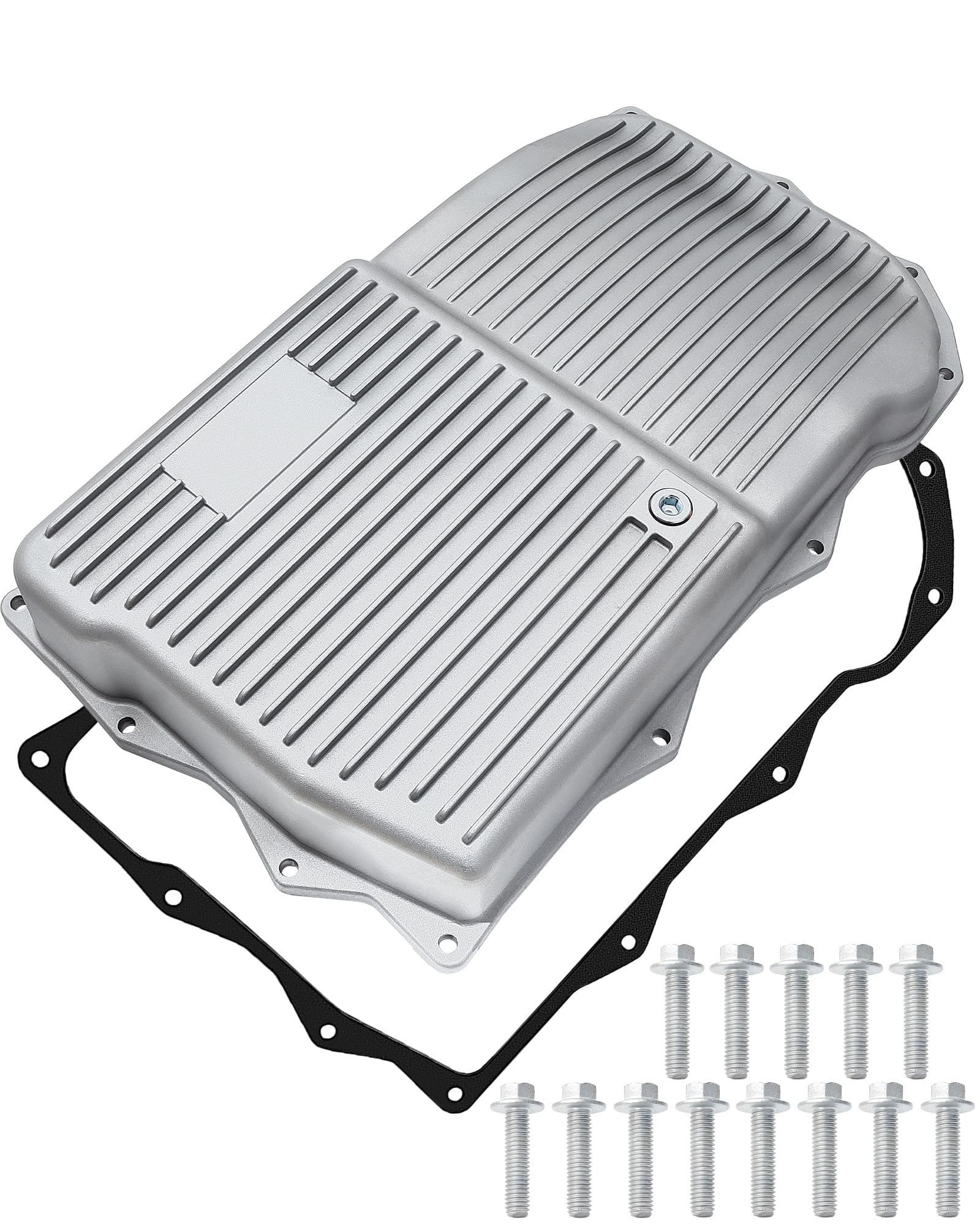 Bandeja de transmisión de aluminio mejorada 265-850 con junta de tapón de