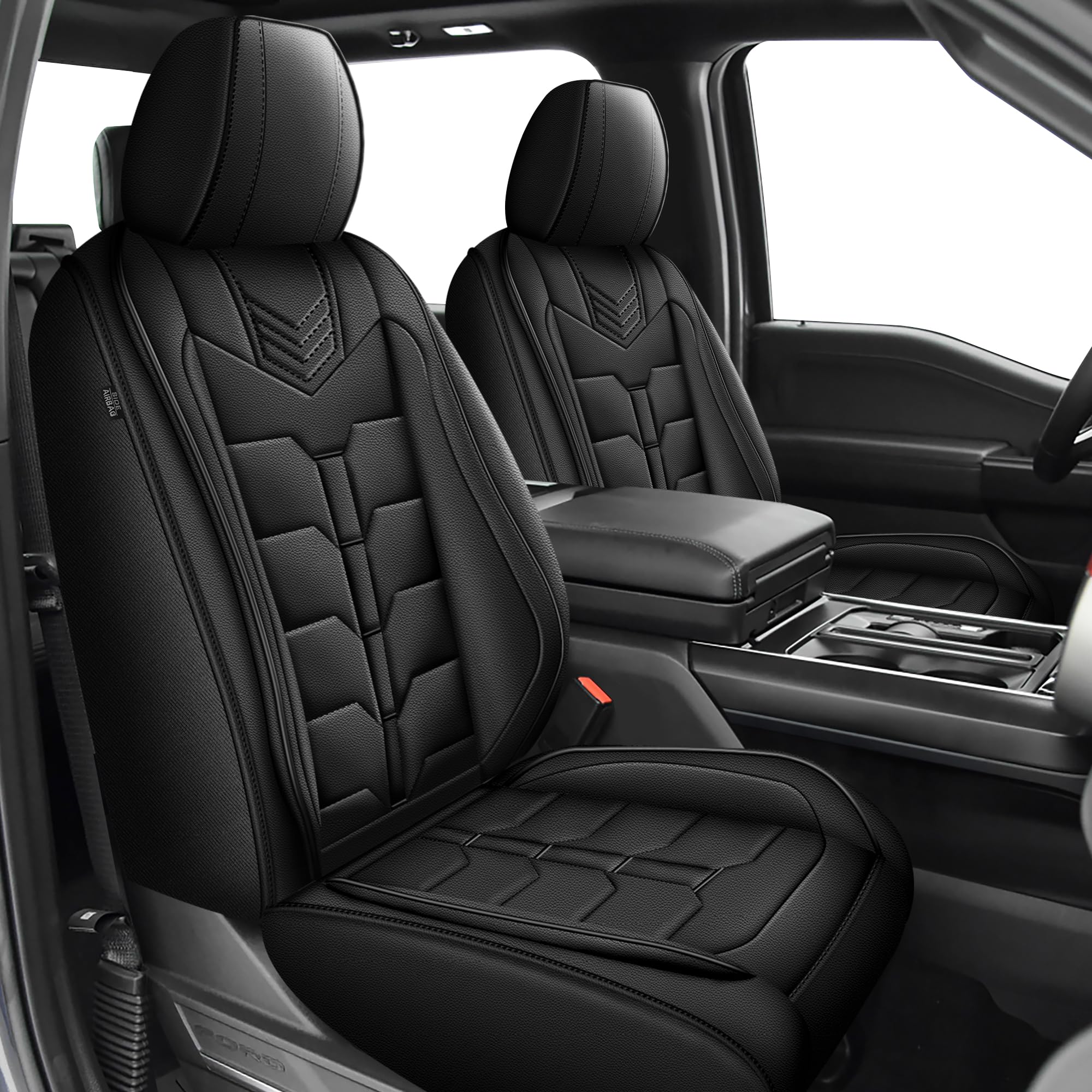AOMSAZTO Full Set Faux Leather Seat Covers