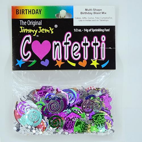 Miniatura 2 de Mezcla de confeti - Explosión de cumpleaños - Paquete al por menor #9224 QS0