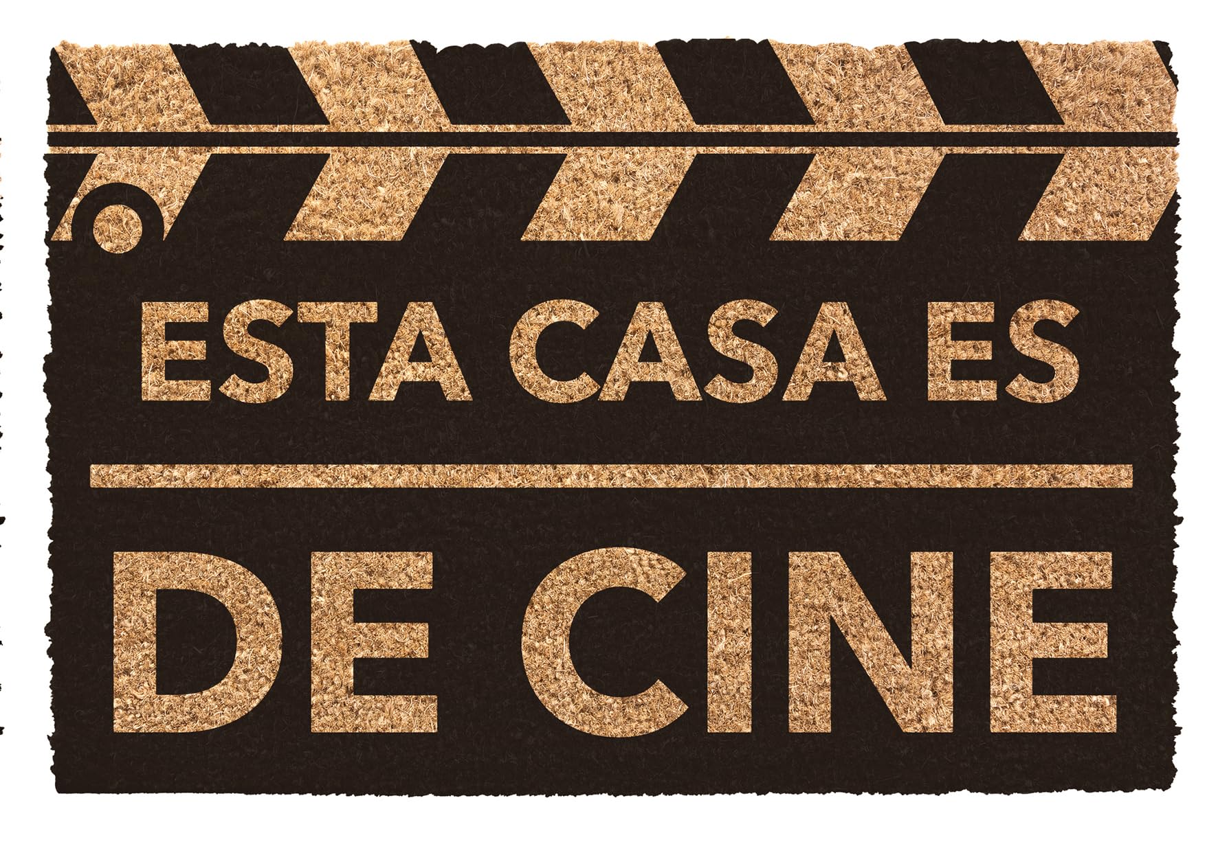 Felpudo Coco | Felpudo Original Rectangular De Cine - 60x40 cm