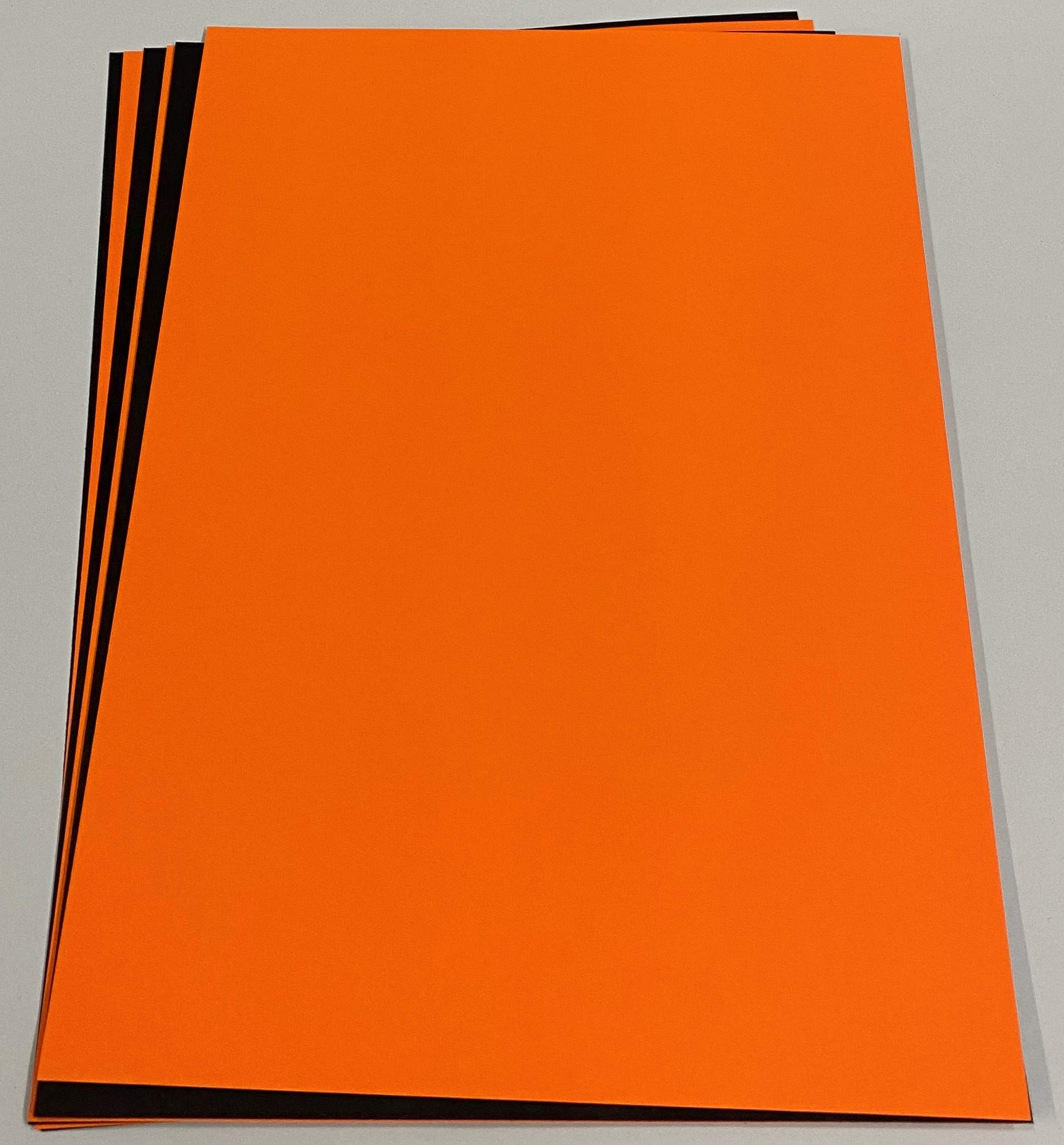 DJP Halloween Black & Orange A4 240gsm Coloured Card - Pack of 40 Sheets - 20 Orange & 20 Black, Orange,Black - Image 2