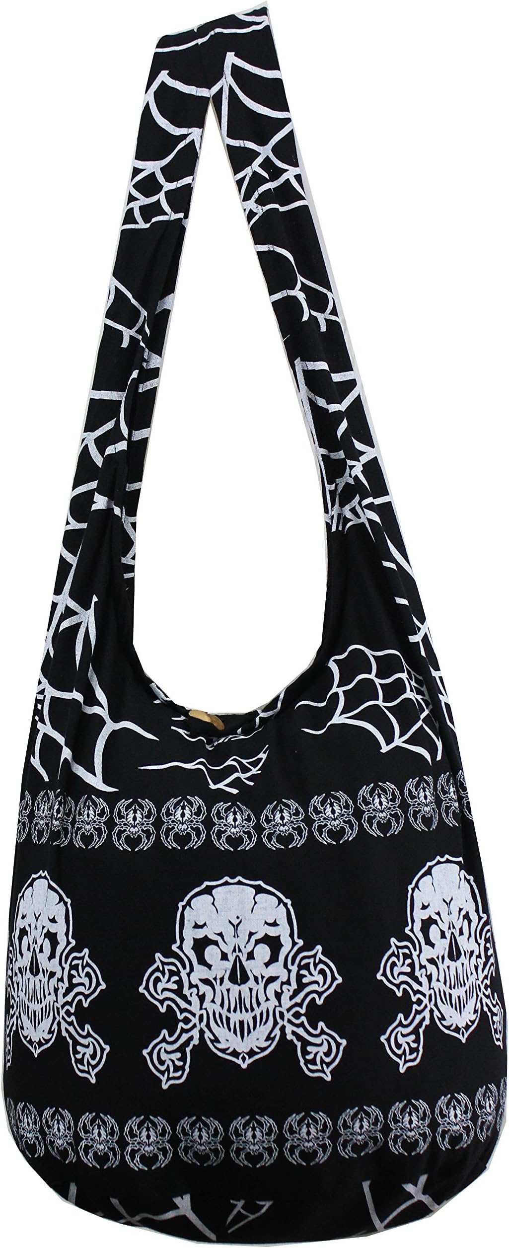 NaLuck Rock Skull Punk gothic celtic Knot Hippie Hobo Sling Cross body Shoulder Messenger Bag PKLS01