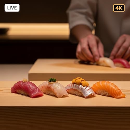 Luxury Omakase Sushi Table 🍣✨ Fine Dining Japanese Ambience, Chef Tasting Atmosphere & Elegant Restaurant Mood