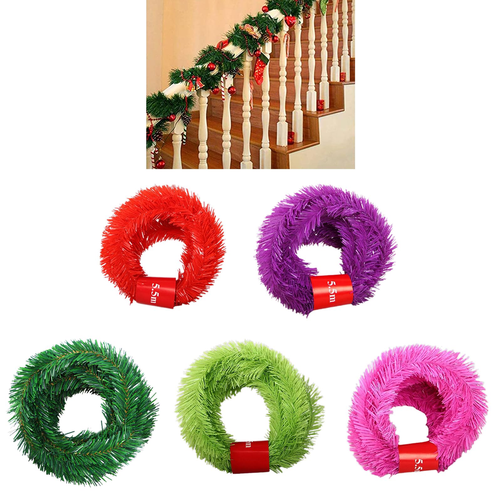 Beautiful Green Christmas Artificial Christmas Tree Rattans Pine For Fireplaces Holiday Outdoor Party