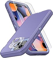 Vista 20 de MXX Funda de Alta Resistencia para iPhone 15 con Pantalla de Vidrio Templado, Protector de Lente de Cámara de 3 Capas, Protección Completa